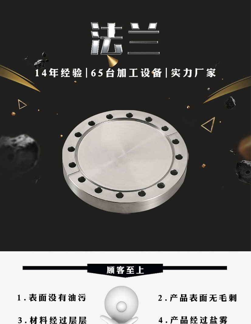 國標帶孔對焊法蘭盲板